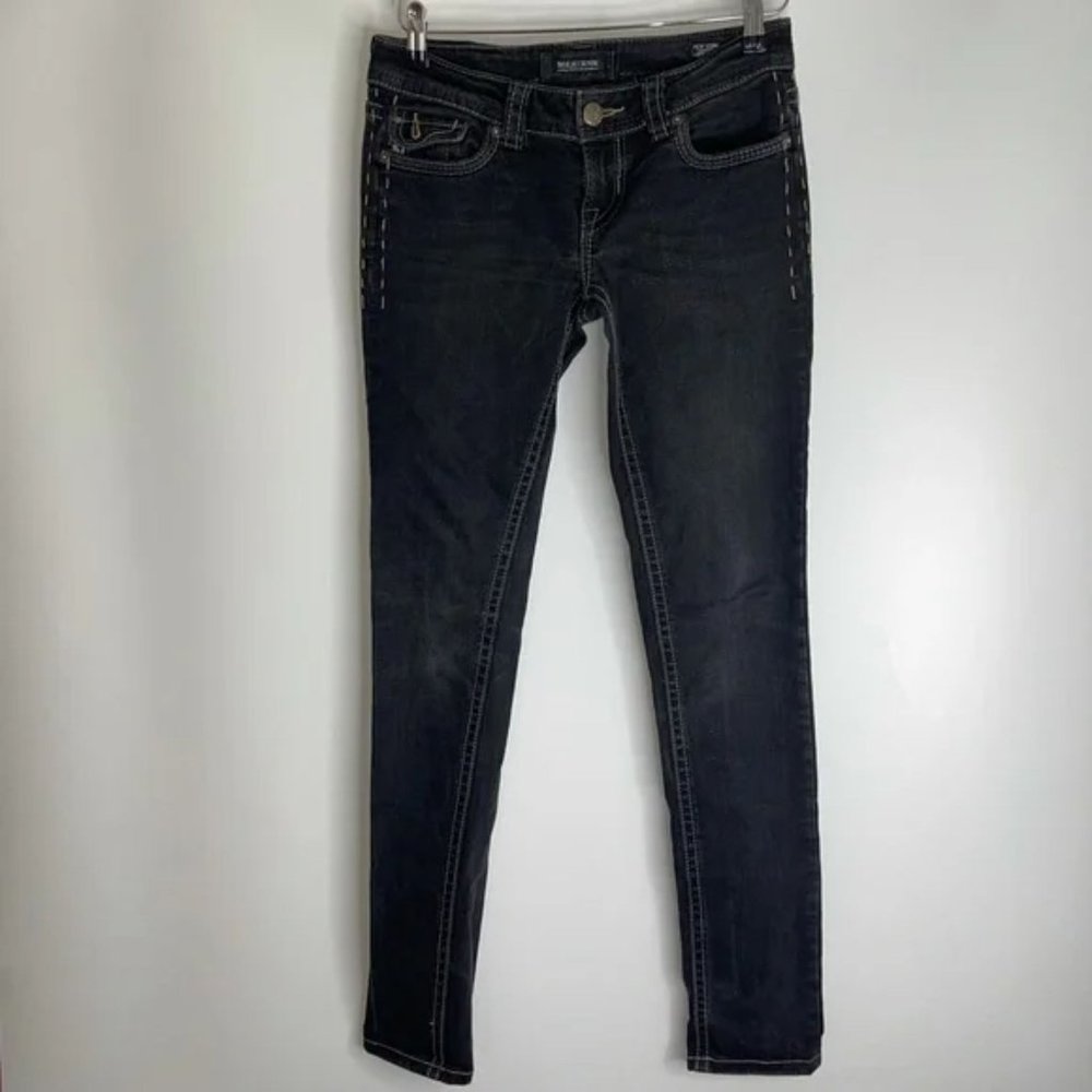 MEK Denim Jeans Women’s New York Cigarette Size 27/34 Black